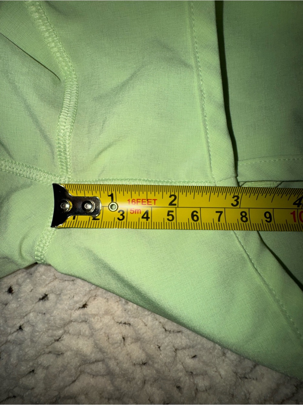 Lululemon Speed Up Shorts 2.5” Clean Mint Heathered Slate Size 4 EUC - Picture 3 of 13